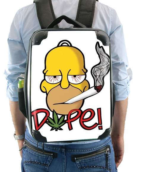 Sac à dos pour Homer Dope Weed Smoking Cannabis