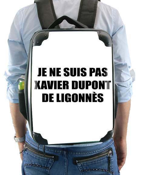 Sac à dos pour Je ne suis pas Xavier Dupont De Ligonnes - Nom du criminel modifiable