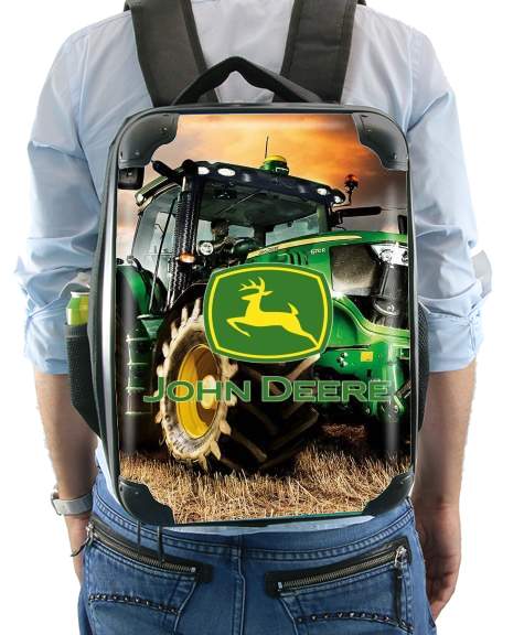 Sac à dos pour John Deer Tracteur vert