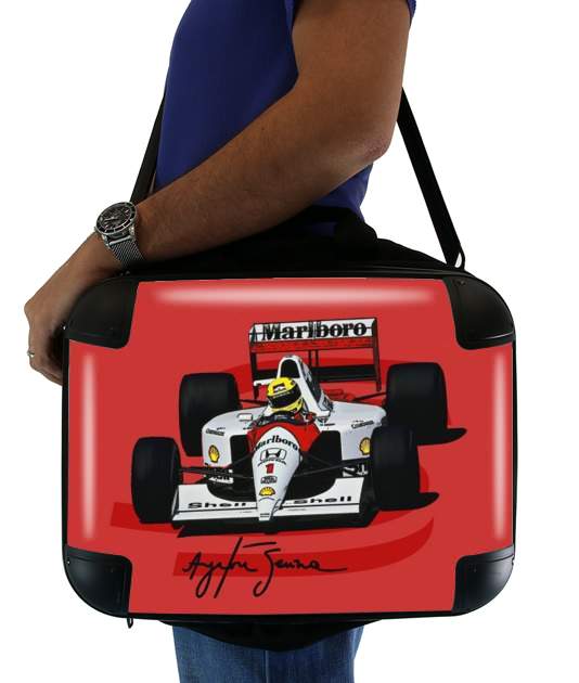 Sacoche Ordinateur 15" pour Ayrton Senna Formule 1 King