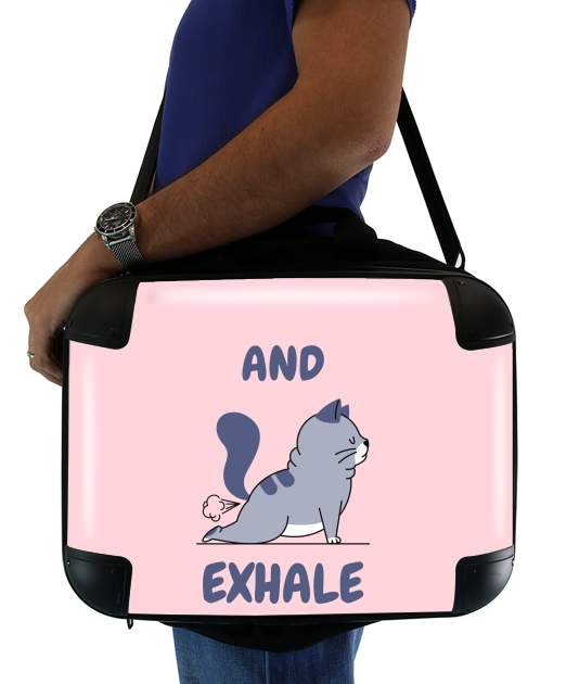 Sacoche Ordinateur 15" pour Cat Yoga Exhale