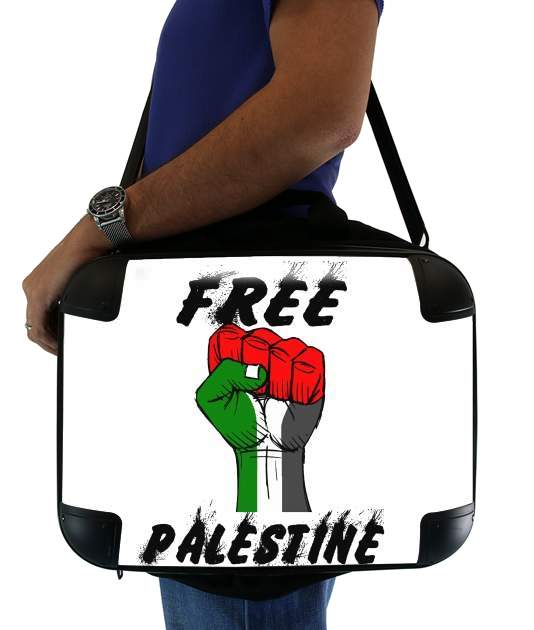 Sacoche Ordinateur 15" pour Free Palestine
