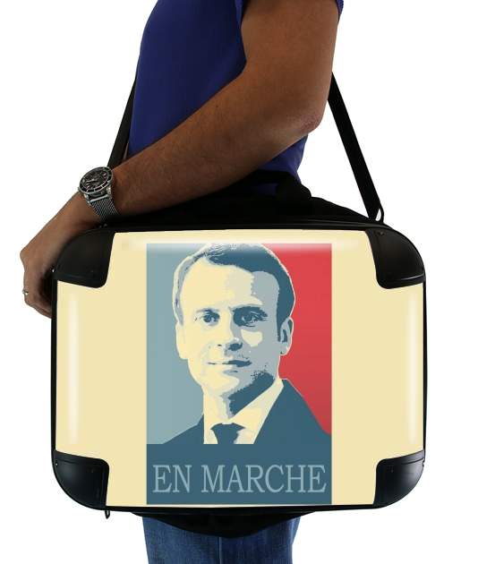 Sacoche Ordinateur 15" pour Macron Propaganda En marche la France