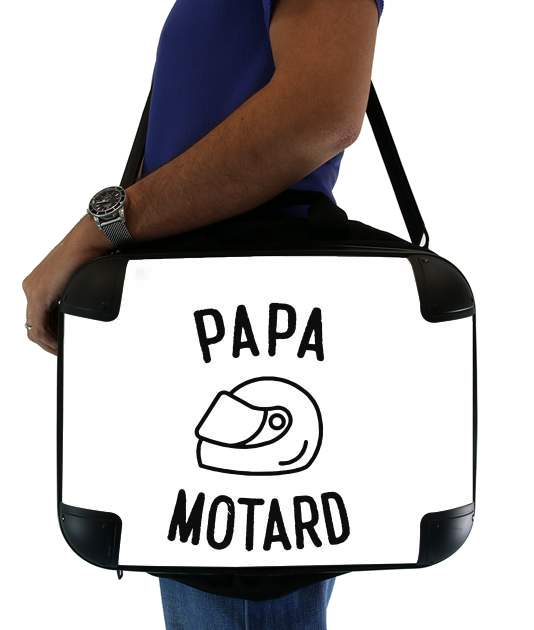 Sacoche Ordinateur 15" pour Papa Motard Moto Passion