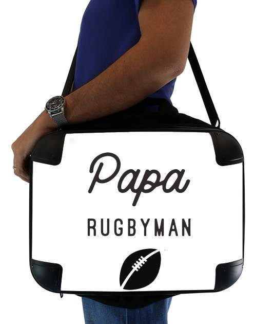 Sacoche Ordinateur 15" pour Papa Rugbyman