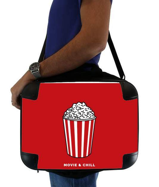 Sacoche Ordinateur 15" pour Popcorn movie and chill