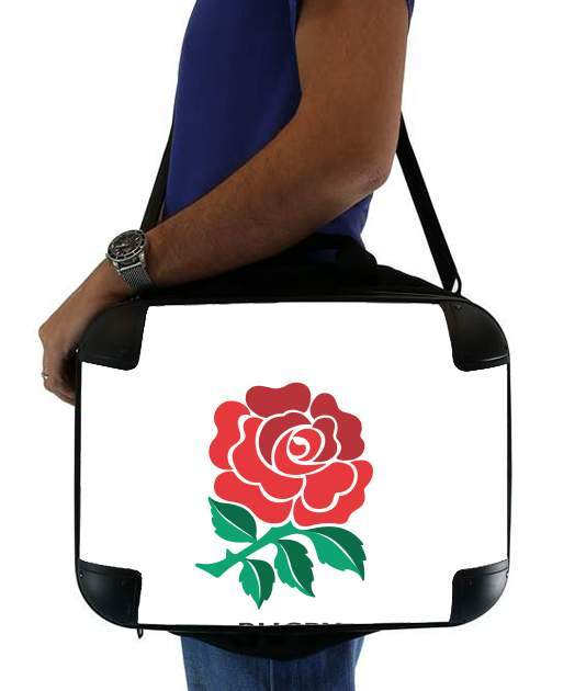 Sacoche Ordinateur 15" pour Rose Flower Rugby England