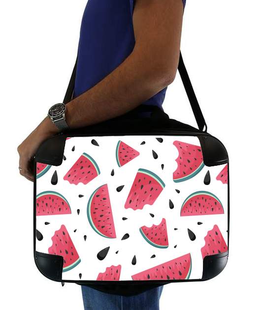 Sacoche Ordinateur 15" pour Summer pattern with watermelon