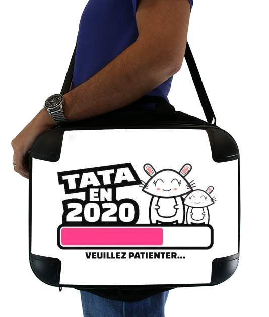 Sacoche Ordinateur 15" pour Tata 2020 Cadeau Annonce naissance