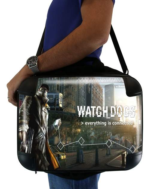 Sacoche Ordinateur 15" pour Watch Dogs Everything is connected