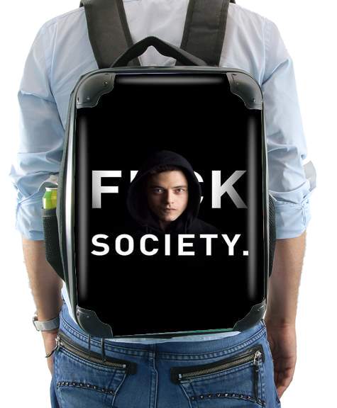 Sac à dos pour Mr Robot Fuck Society