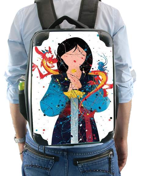 Sac à dos pour Mulan Princess Watercolor Decor