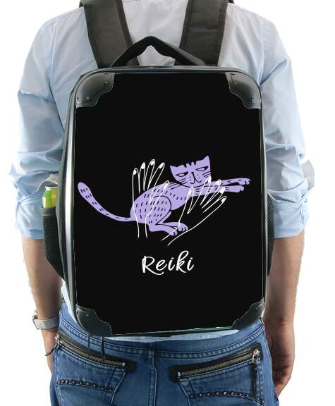 Sac à dos pour Reiki Animal chat violet