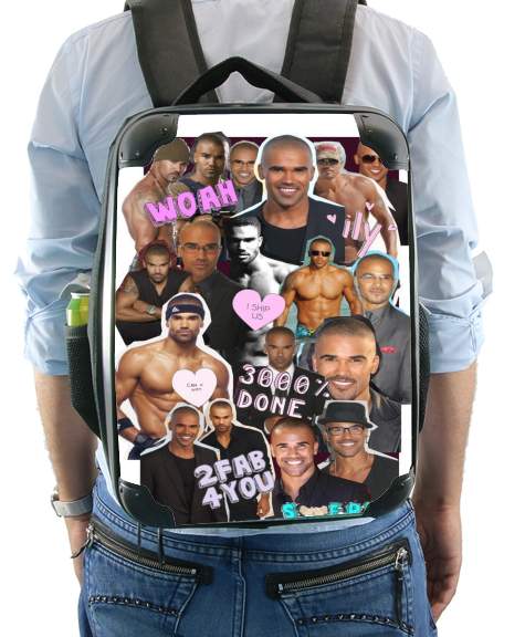 Sac à dos pour Shemar Moore collage