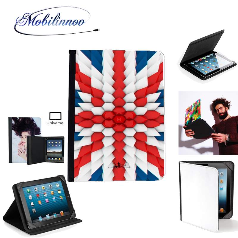 Étui Universel Tablette pour 3D Poly Union Jack London flag