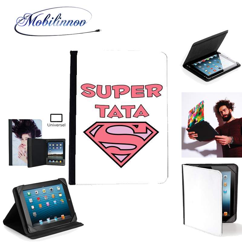 Étui Universel Tablette pour Cadeau pour une Super Tata