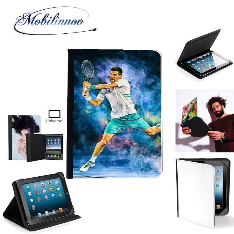 Étui Universel Tablette pour Djokovic Painting art
