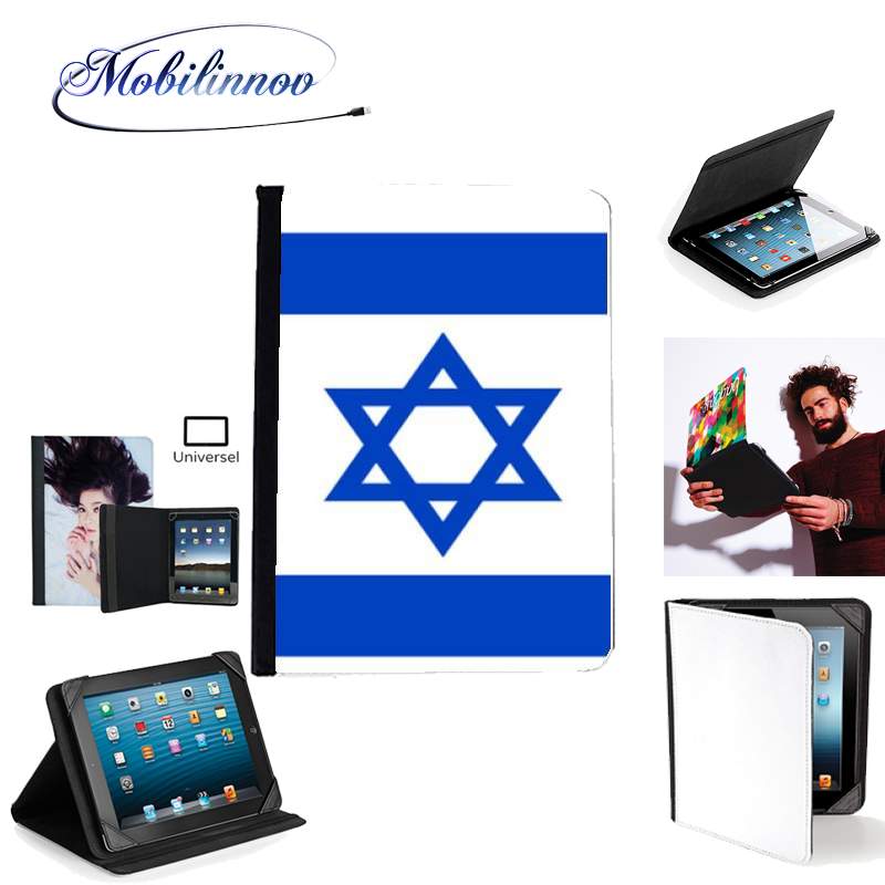Étui Universel Tablette Drapeau Israel