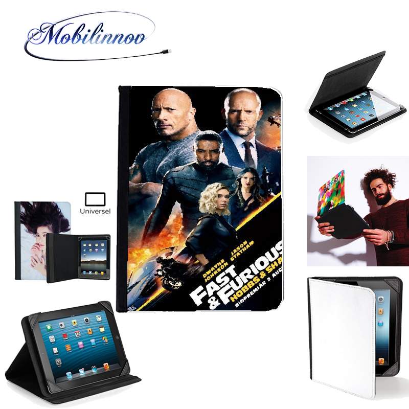 Étui Universel Tablette pour fast and furious hobbs and shaw