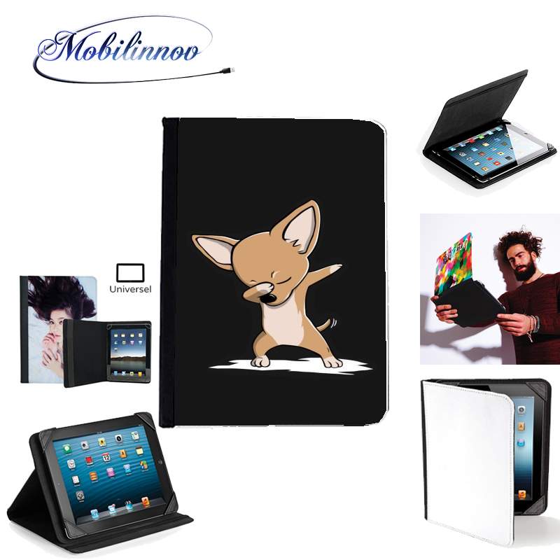 Étui Universel Tablette pour Funny Dabbing Chihuahua