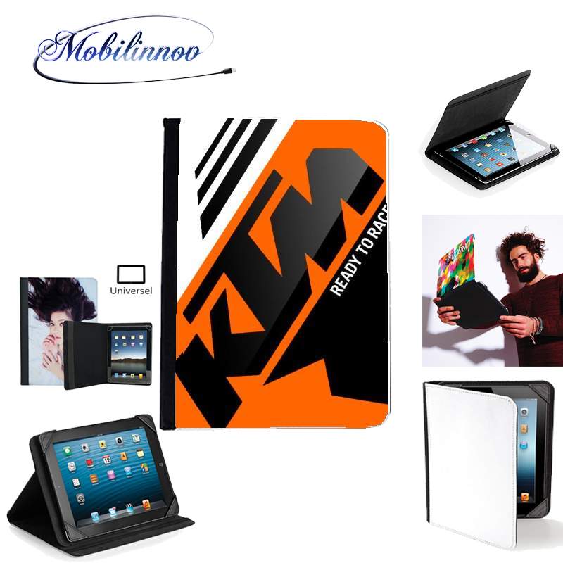 Étui Universel Tablette pour KTM Racing Orange And Black