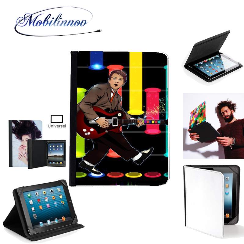 Étui Universel Tablette pour Marty McFly plays Guitar Hero