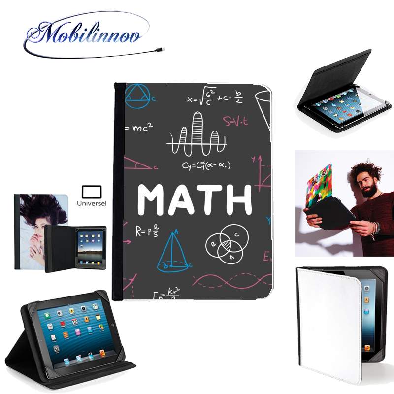 Étui Universel Tablette pour Mathematics background