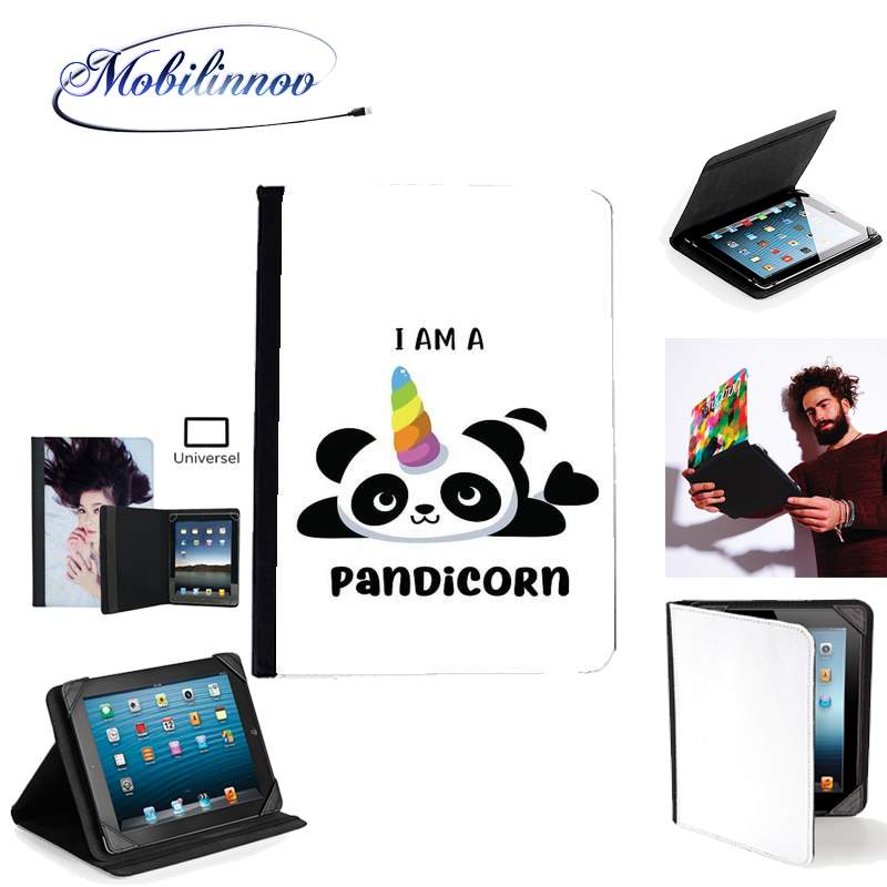 Étui Universel Tablette pour Panda x Licorne Means Pandicorn