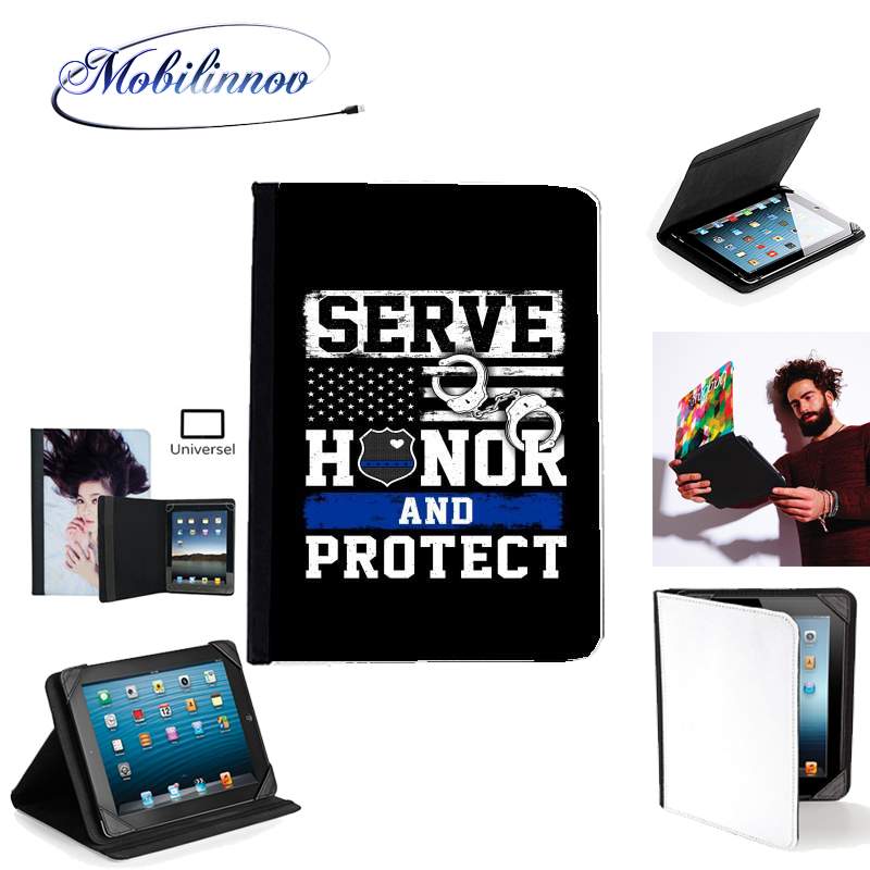 Étui Universel Tablette pour Police Serve Honor Protect