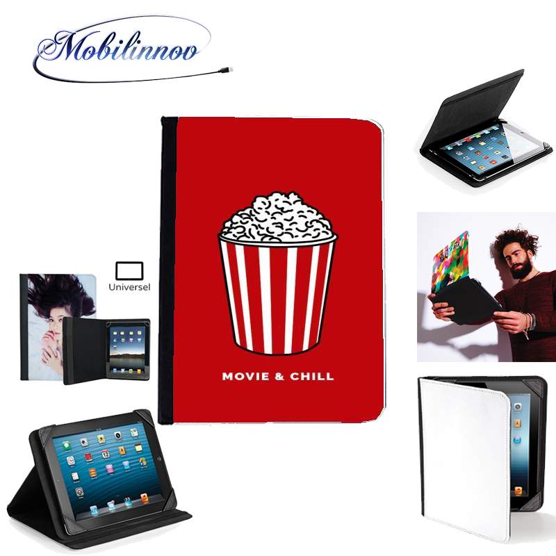 Étui Universel Tablette pour Popcorn movie and chill