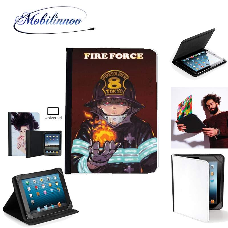 Étui Universel Tablette pour Shinra kusakabe fire force