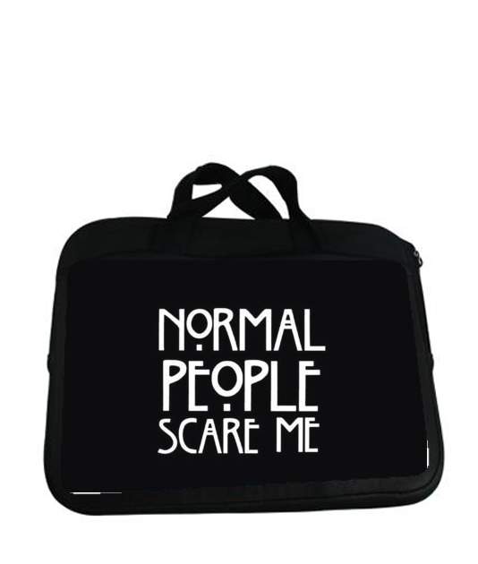 Housse pour tablette avec poignet pour American Horror Story Normal people scares me