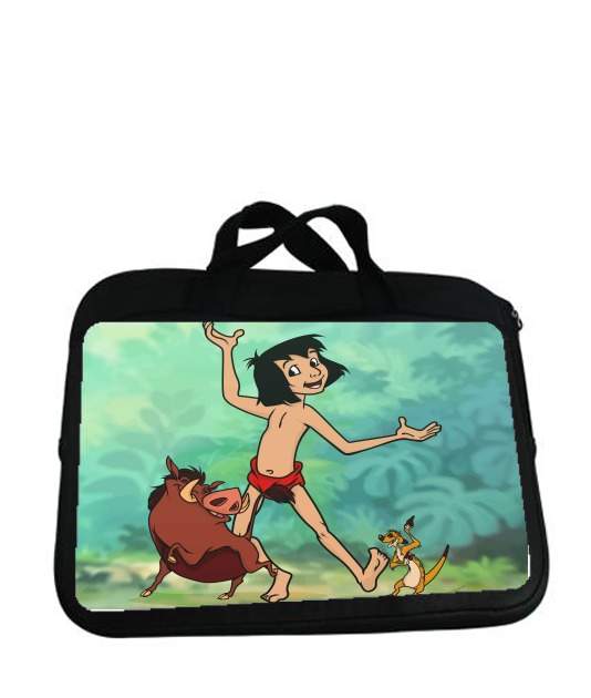 Housse pour tablette avec poignet pour Disney Hangover Mowgli Timon and Pumbaa 