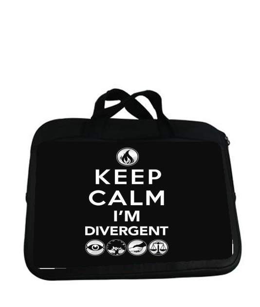 Housse pour tablette avec poignet pour Keep Calm Divergent Faction
