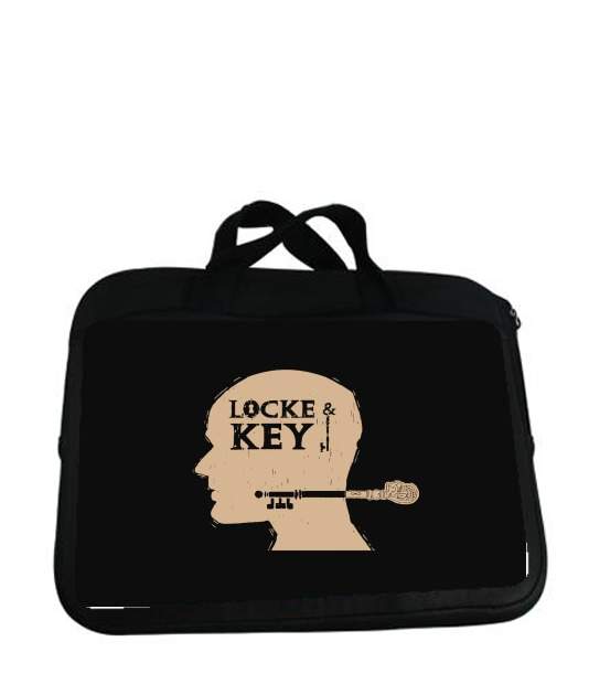 Housse pour tablette avec poignet pour Locke Key Head Art