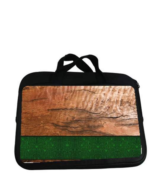 Housse pour tablette avec poignet pour Natural Wooden Wood Oak