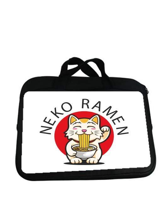 Housse pour tablette avec poignet pour Neko Ramen Cat