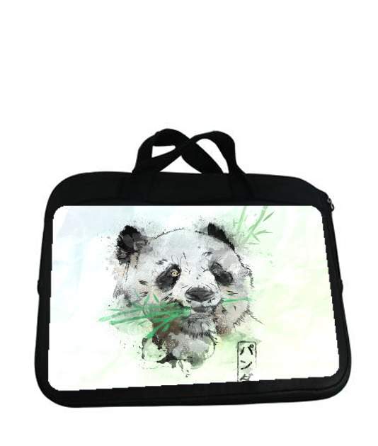 Housse pour tablette avec poignet pour Panda Watercolor