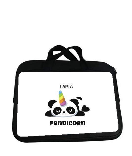 Housse pour tablette avec poignet pour Panda x Licorne Means Pandicorn