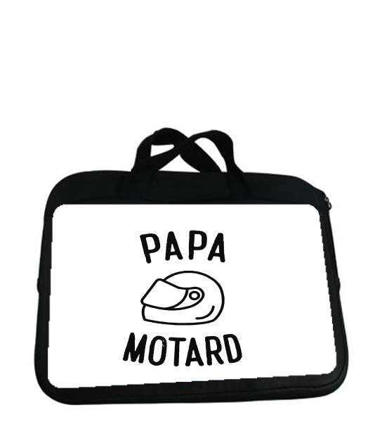 Housse pour tablette avec poignet pour Papa Motard Moto Passion