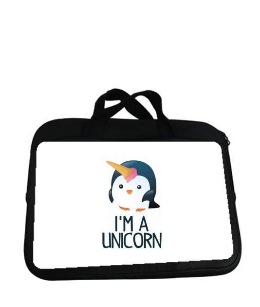 Housse pour tablette avec poignet pour Pingouin wants to be unicorn