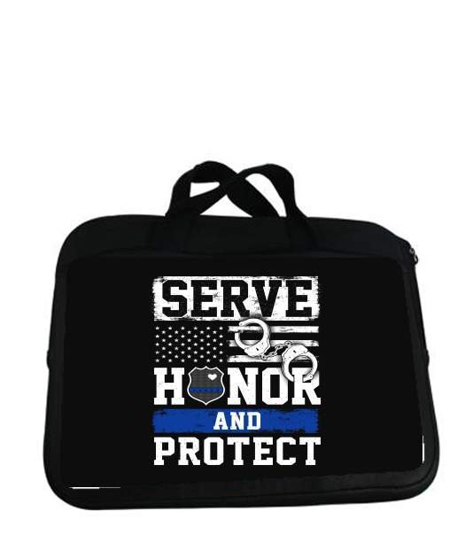 Housse pour tablette avec poignet pour Police Serve Honor Protect