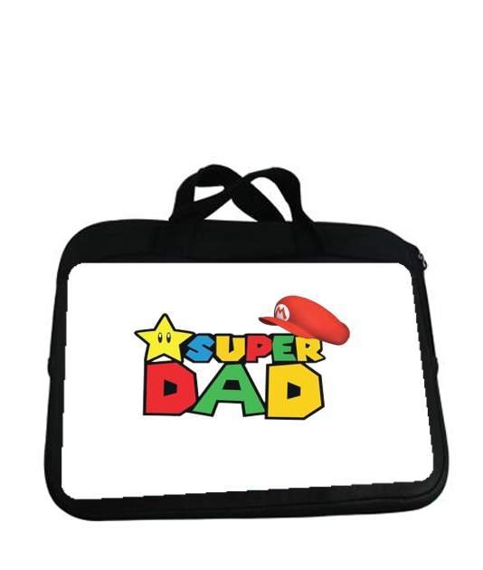 Housse pour tablette avec poignet pour Super Dad Mario humour
