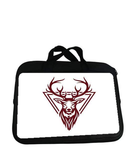 Housse pour tablette avec poignet pour Vintage deer hunter logo