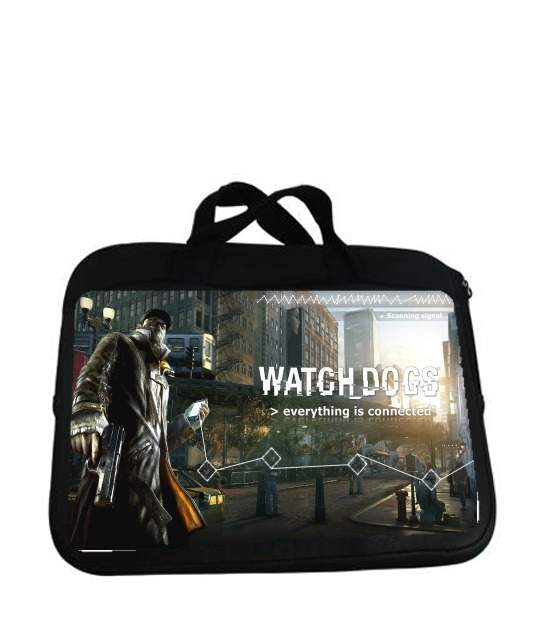 Housse pour tablette avec poignet pour Watch Dogs Everything is connected