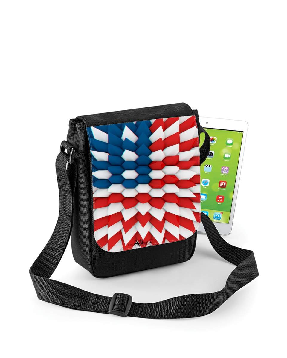 Mini Sac - Pochette unisexe pour 3D Poly USA flag