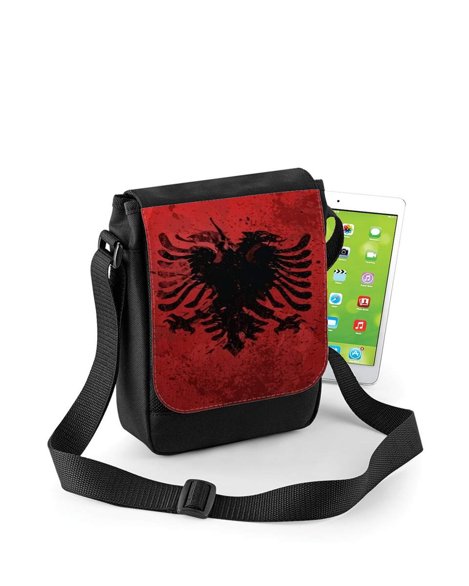 Mini Sac - Pochette unisexe pour Albanie Painting Flag