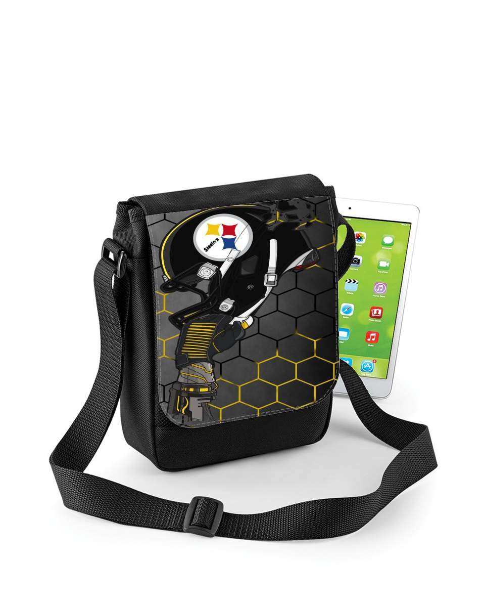Mini Sac - Pochette unisexe pour Football Helmets Pittsburgh