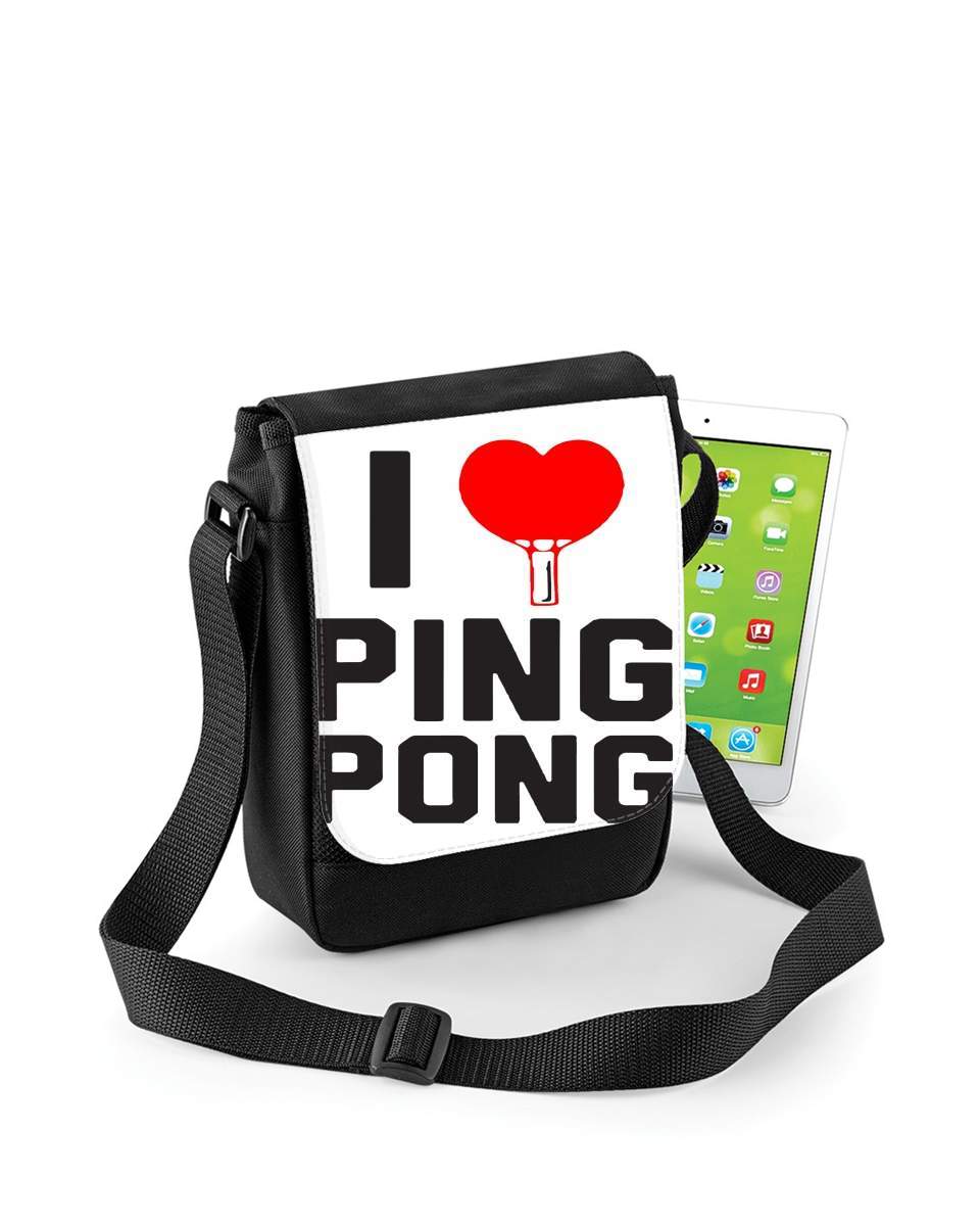 Mini Sac - Pochette unisexe pour I love Ping Pong