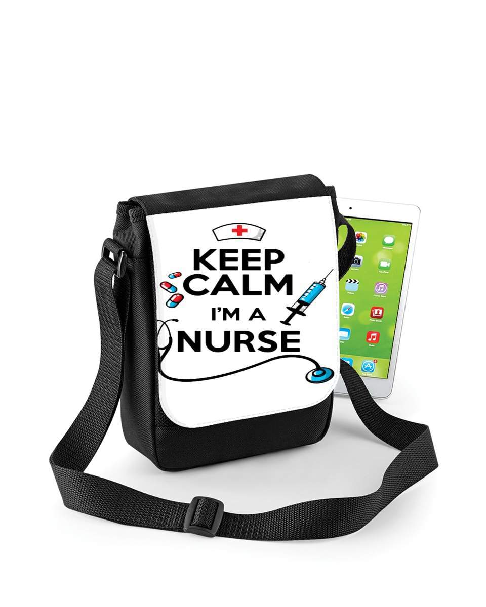 Mini Sac - Pochette unisexe pour Keep calm I am a nurse